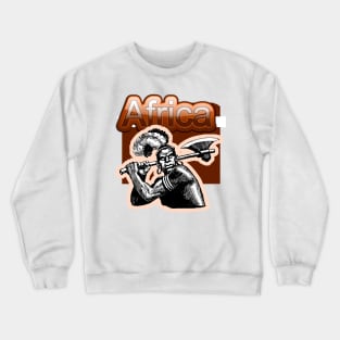 african african native warriors Crewneck Sweatshirt